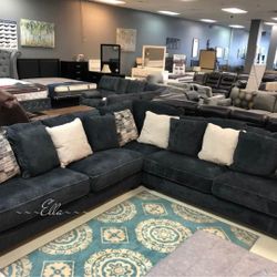 Lavernett Charcoal 3-Piece Sectional$10 Down Payment And Financing Available