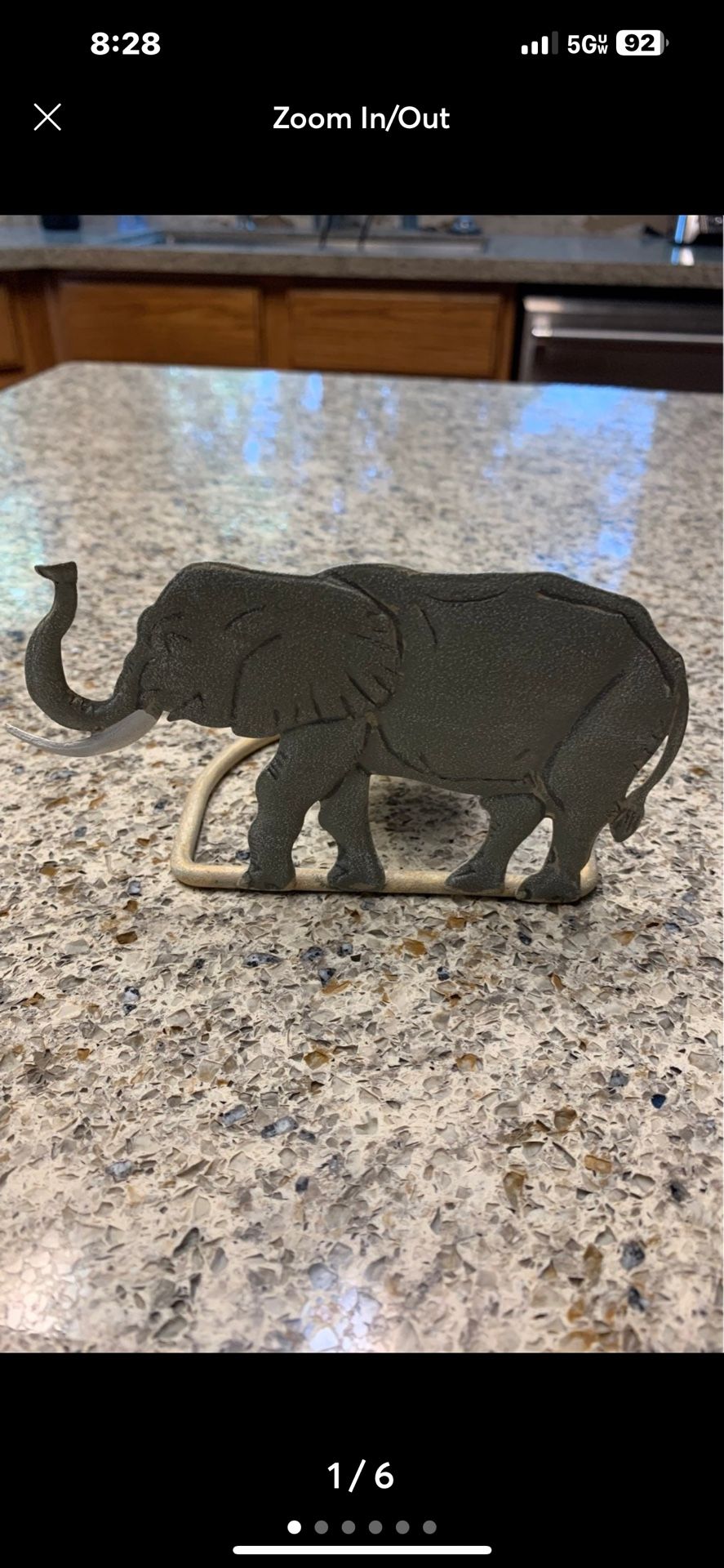 Elephant tea light candle holder