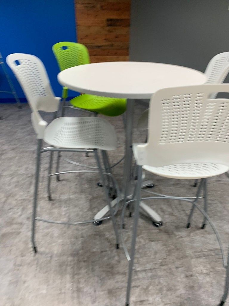 Elegant Bar Height Round Tables