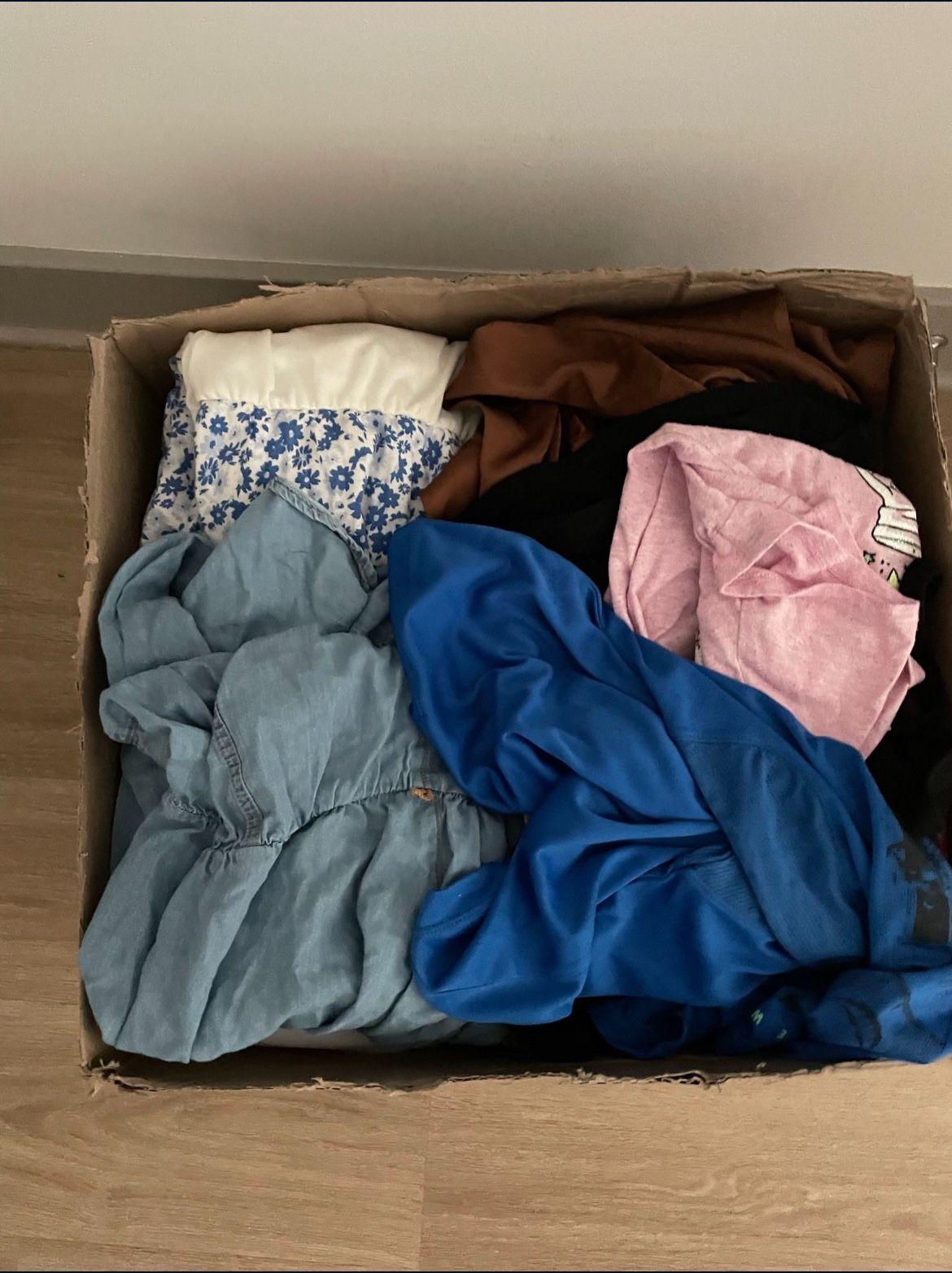 Box Full Of Clothes
