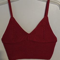Hollister Crochet-Style Crop Shirt
