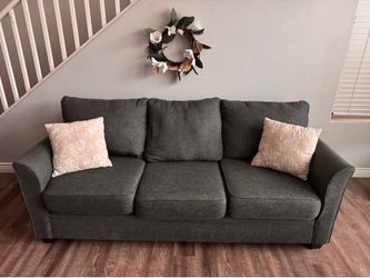 Modern Charcoal Gray Sofa
