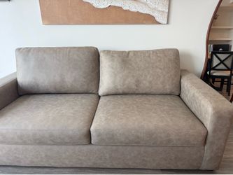 Faux Leather Sofa