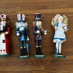 Christmas Alice In wonderland Vintage Nutcracker Christmas Pieces