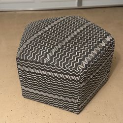 Missoni Home for Target Black Zig Zag Ottoman
