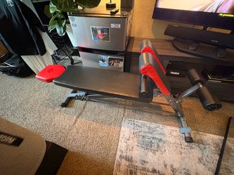 Reclining work out bench