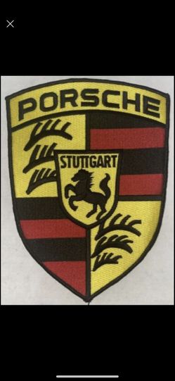 Porsche Automobile Stuttgart Racing Patch 8”x6”