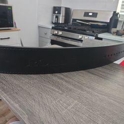 Rogue Black Leather 13mm - 4" Lever Belt