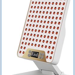 New-POOKIEGSSRedLight Therapy, Rechargeable InfraredRed Lamp with Triple Chip138LEDs, Adjustable Red Light 630/660 / 850nm。Light Therapy lamp for Body