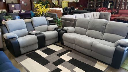 Reclining sofa & loveseat