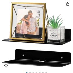 Black Floating Shelves 