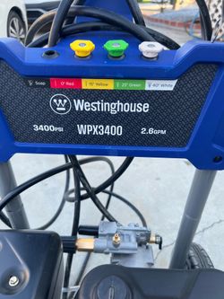 Westinghouse Pressure washer 340 psi