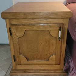 Wooden End Table 