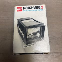 Vintage Pana-Vue Automatic Lighted 2x2 Slide Viewer 35MM by View Master GAF