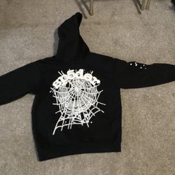 Purple Baggy Jeans Size 36:75$ Sp5der Hoodie Size Large:80$