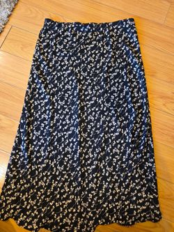 Long black skirt size M $3