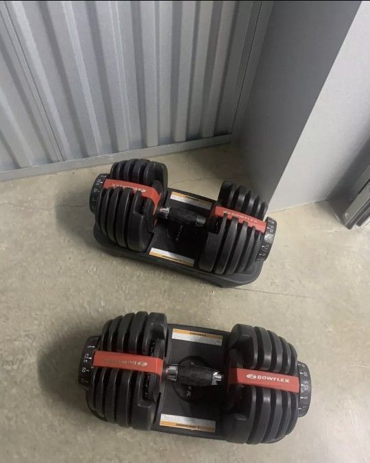Bowflex Dumbbells Adjustable 52.5 LIKE NEW