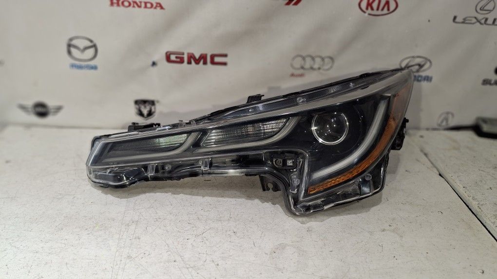 2020-2022 TOYOTA COROLLA DUEL LED HEADLIGHT LEFT DRIVER SIDE OEM
