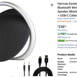 CHRISTMAS GIFT: Harman Kardon Onyx Studio 8 Speaker