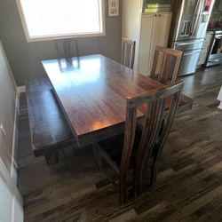 Beautiful Hardwood Dining Table