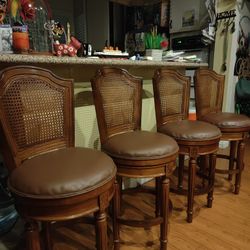 4 Counter Bar Stools Chairs Barstools 24"