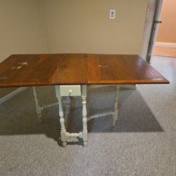 Antique rustic folding table $150.00