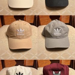 Assorted Unisex Hats, Adidas, Nike/Disney, Urban Outfitters, White, Black, Burgundy, Cream, Grey