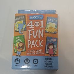 4 In 1 Fun Card Games-Ages 3+
