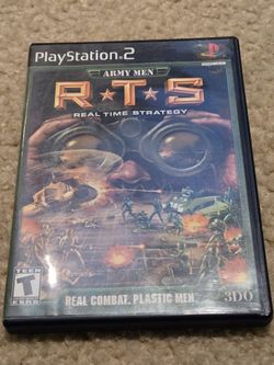 Army Men R.T.S. Real Time Strategy For Playstation 2 Complete 