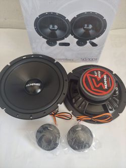 MEMPHIS 1 PAIR 6.5" 100 WATTS COMPONENT SET CAR SPEAKER