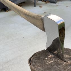 Highly Polished Chopping Axe.  