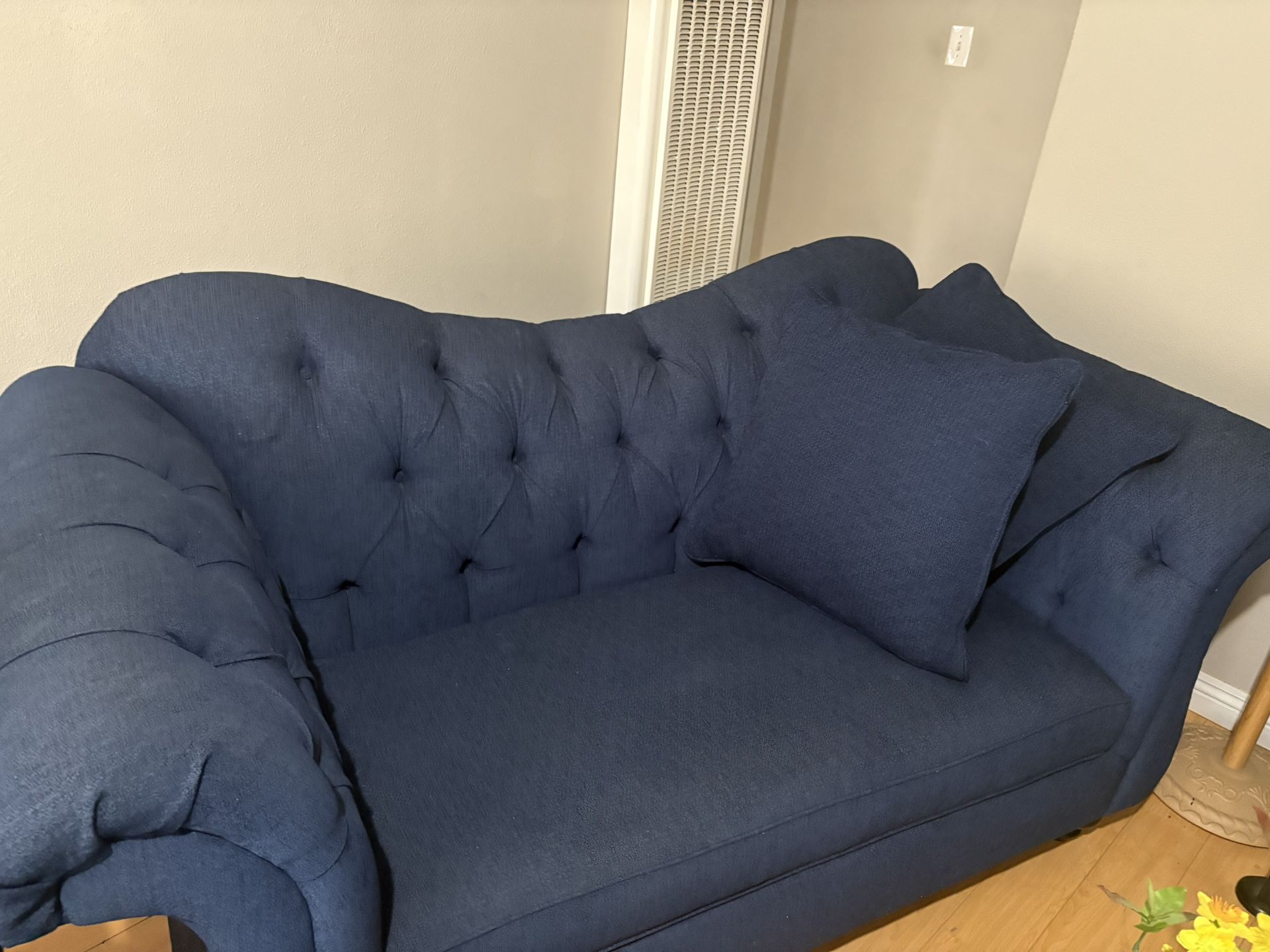 Chesterfield Loveseat Deep Button Tufting * Made In England