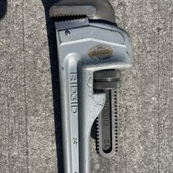 Ridgid Aluminum 24inch Pipe Wrench