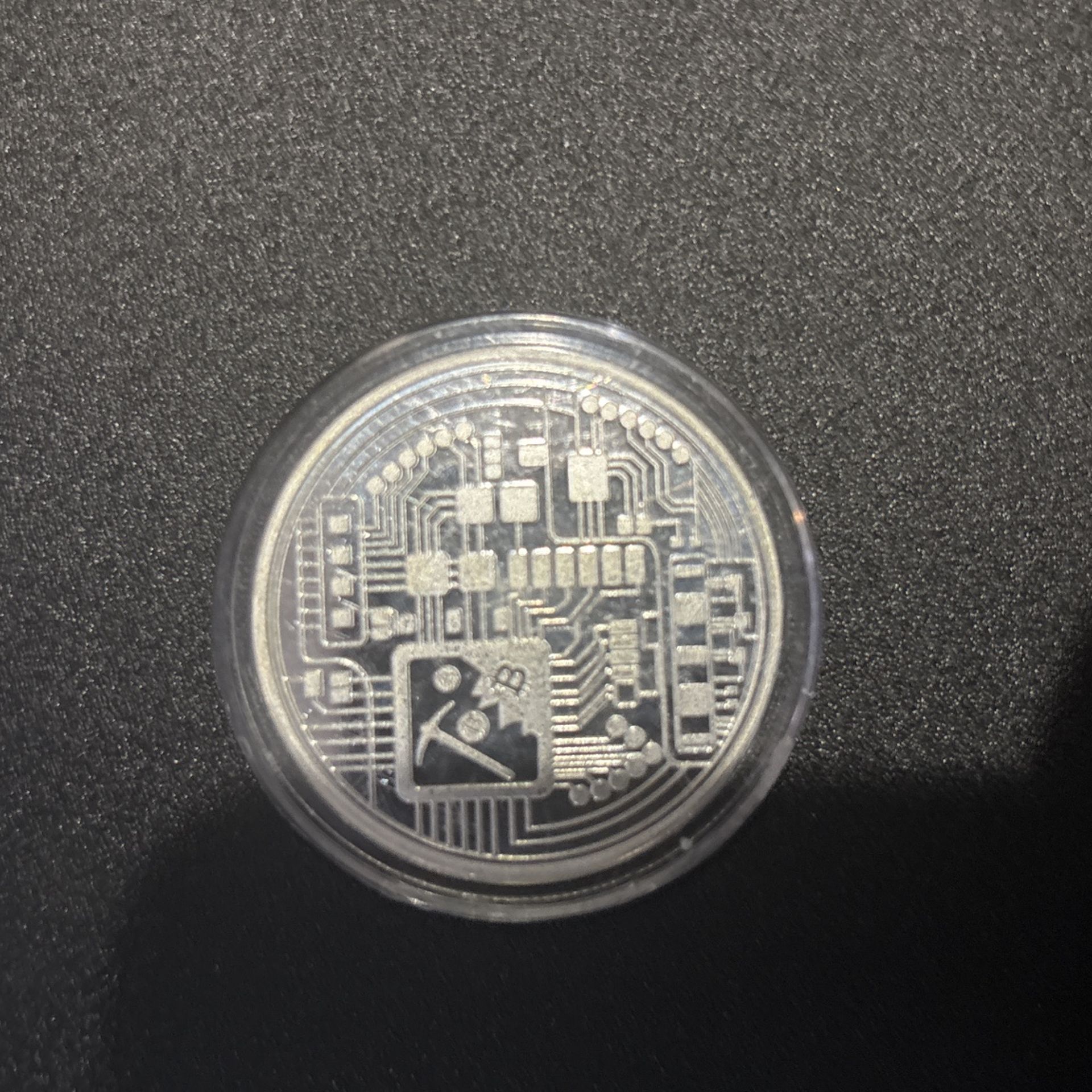 999 Pure Silver Bitcoin Round
