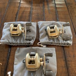 3 Shimano Baitcasting  Reels 🎣 