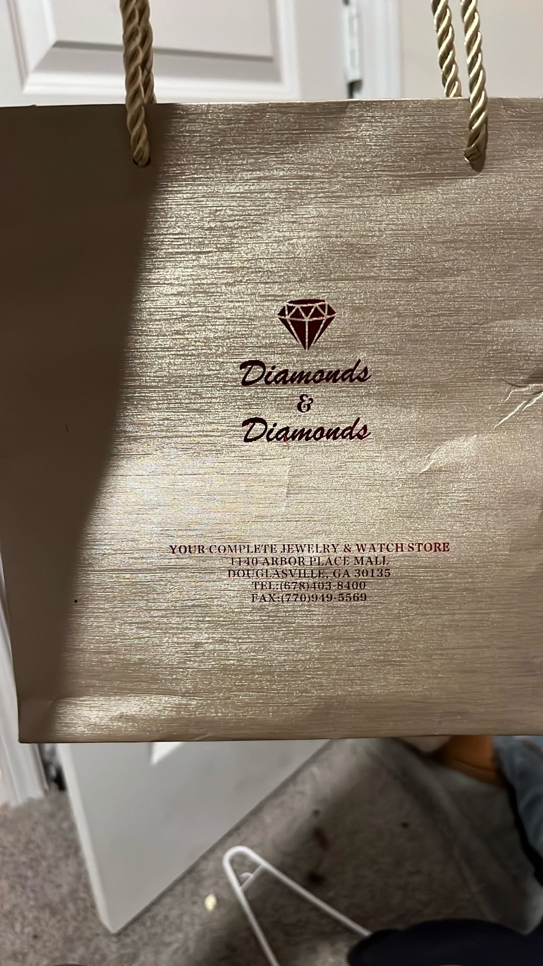 DIAMOND EARRINGS(PASSES DIAMOND TESTER)