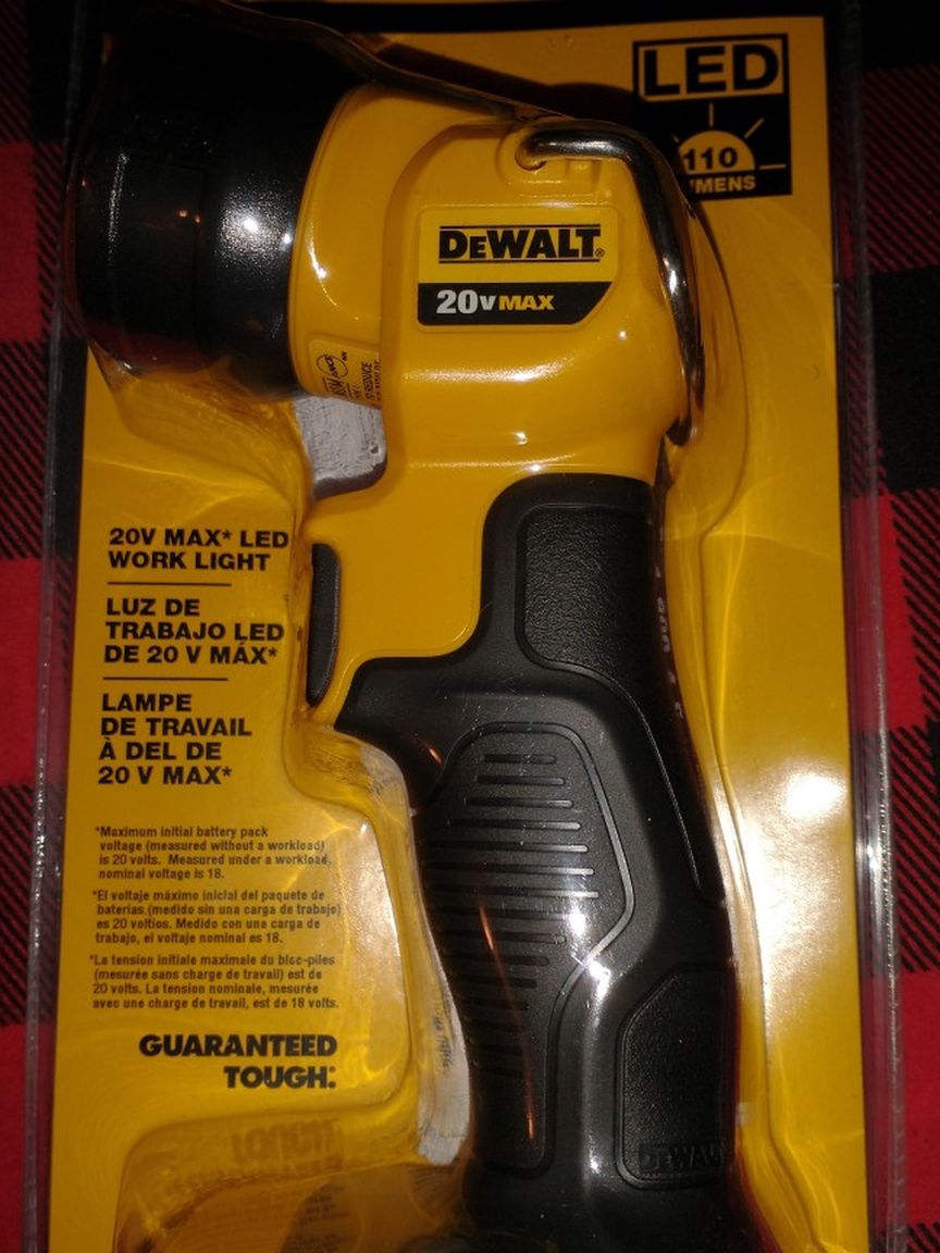DeWalt DCL040 20v Max Led Work Light Tool Only