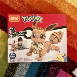 Pokémon Jumbo Eevee Mega Construx Building Set - Never Opened