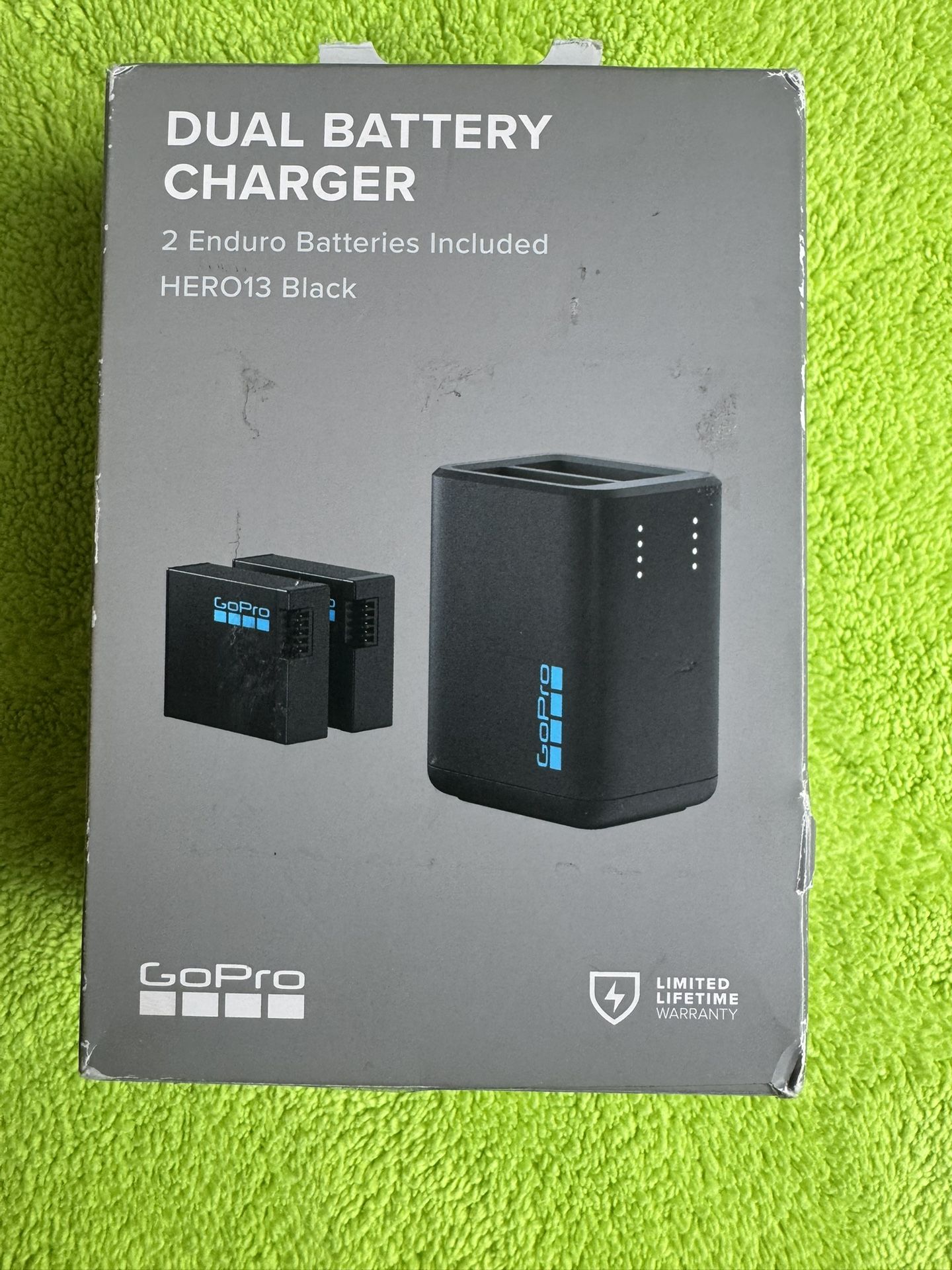 GoPro Dual-Battery Charger with Two Enduro Batteries for HERO13 Black