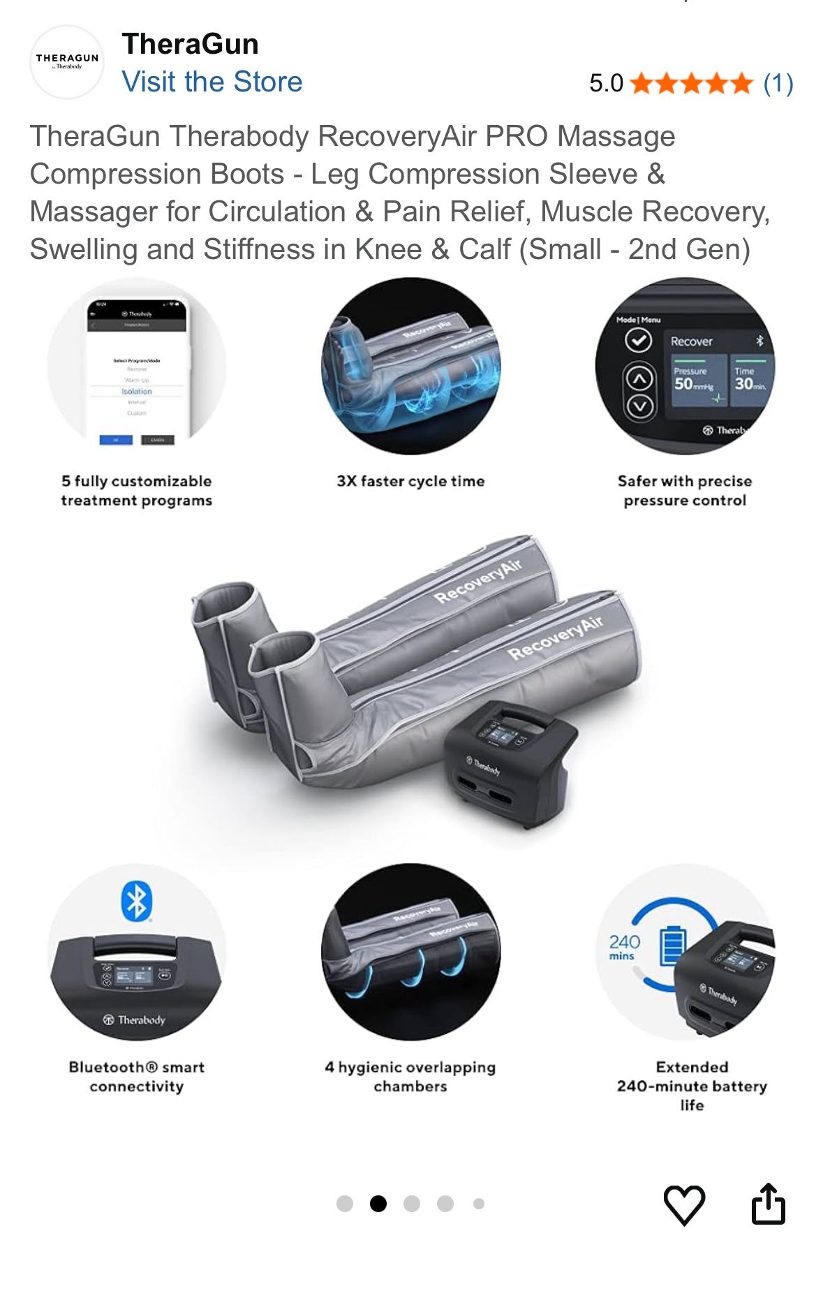 Therabody- RecoveryAir PRO System