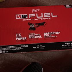 Millwaukee 41/12 5” Grinder W Variable Paddle Switch 