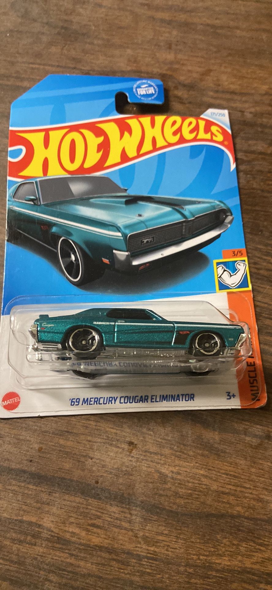 Hot wheels 69 Mercury Cougar Eliminator rare collectible miniature model 1/64 scale gift idea...