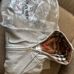 Burberry zip up