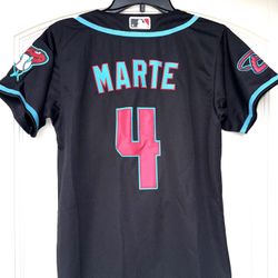 YOUTH:  XL - DBACKS #4 KETEL MARTE JERSEY