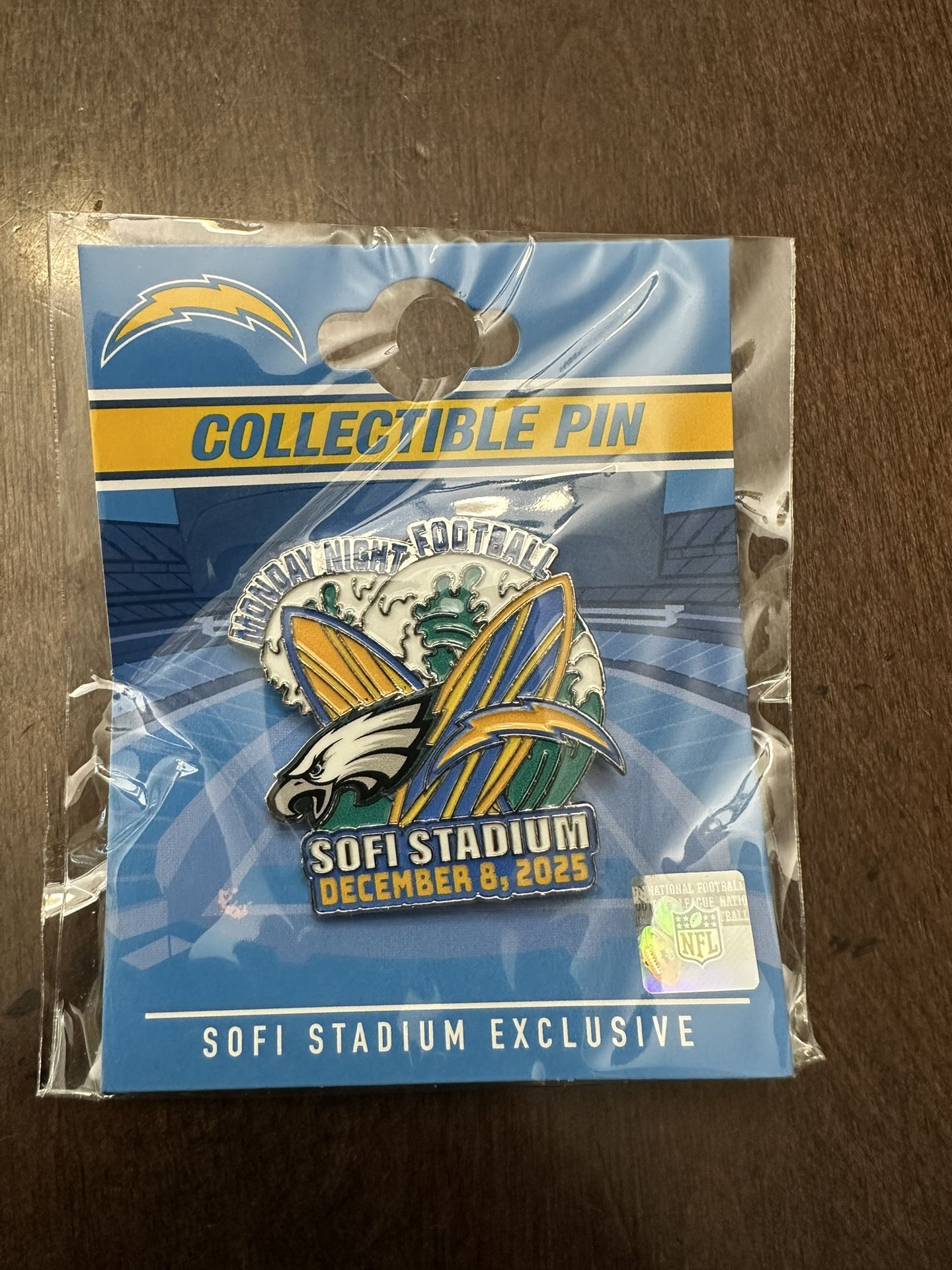 Chargers vs Eagles MNF Game Pin (serious buyers Only!!)