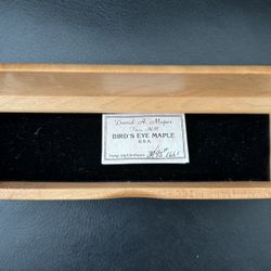 Bird's Eye Maple Box, Handmade in the USA