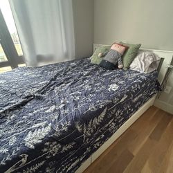 $150 OBO- Queen Size Bed frame - IKEA - Songesand