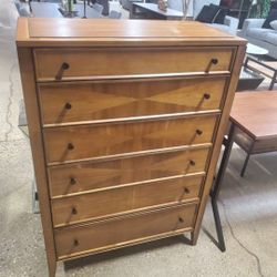 Mid Century Modern Style 6 Drawer Chest (New)