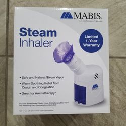 Steam Inhaler Brand New Mabis 