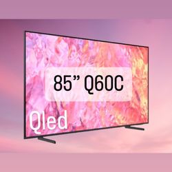 SAMSUNG 85-Inch Class QLED 4K Q60C Series Quantum HDR, Dual LED, Object Tracking Sound Lite, Q-Symphony, Motion Xcelerator, Gaming Hub, Smart TV with 